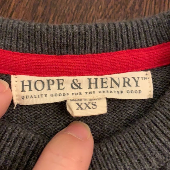 Boys Sweater with arm patches - Picture 3 of 3